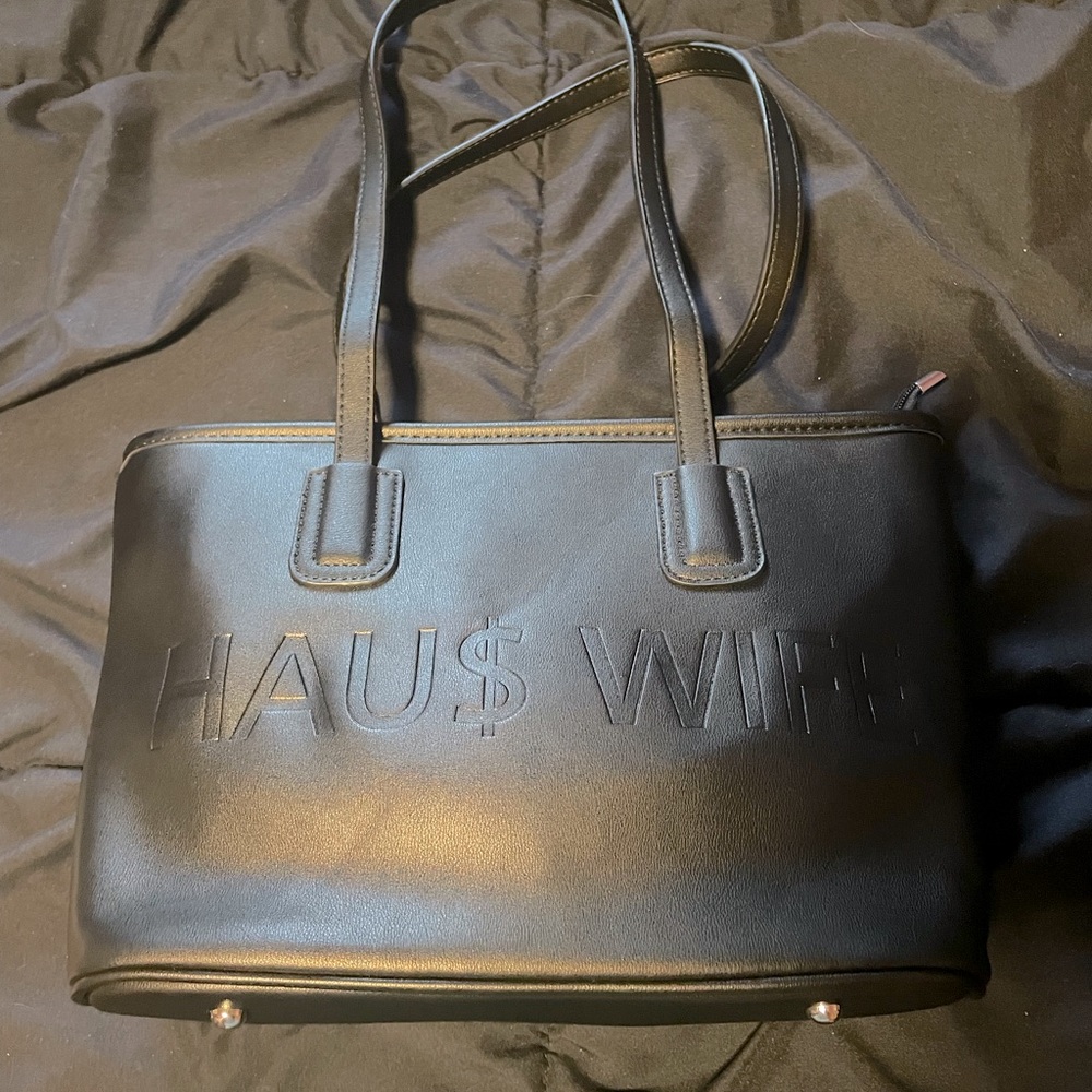 New black Haus of Sy tote bag